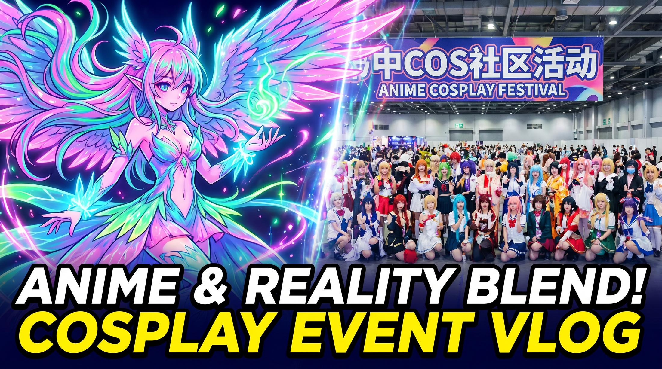 情侣视频二次元：漫展Cosplay活动合影
